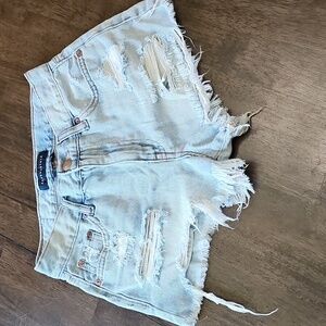 3 for $30 Aeropostale High Rise Shorty 💙 Distressed Denim Cutoff Shorts 000